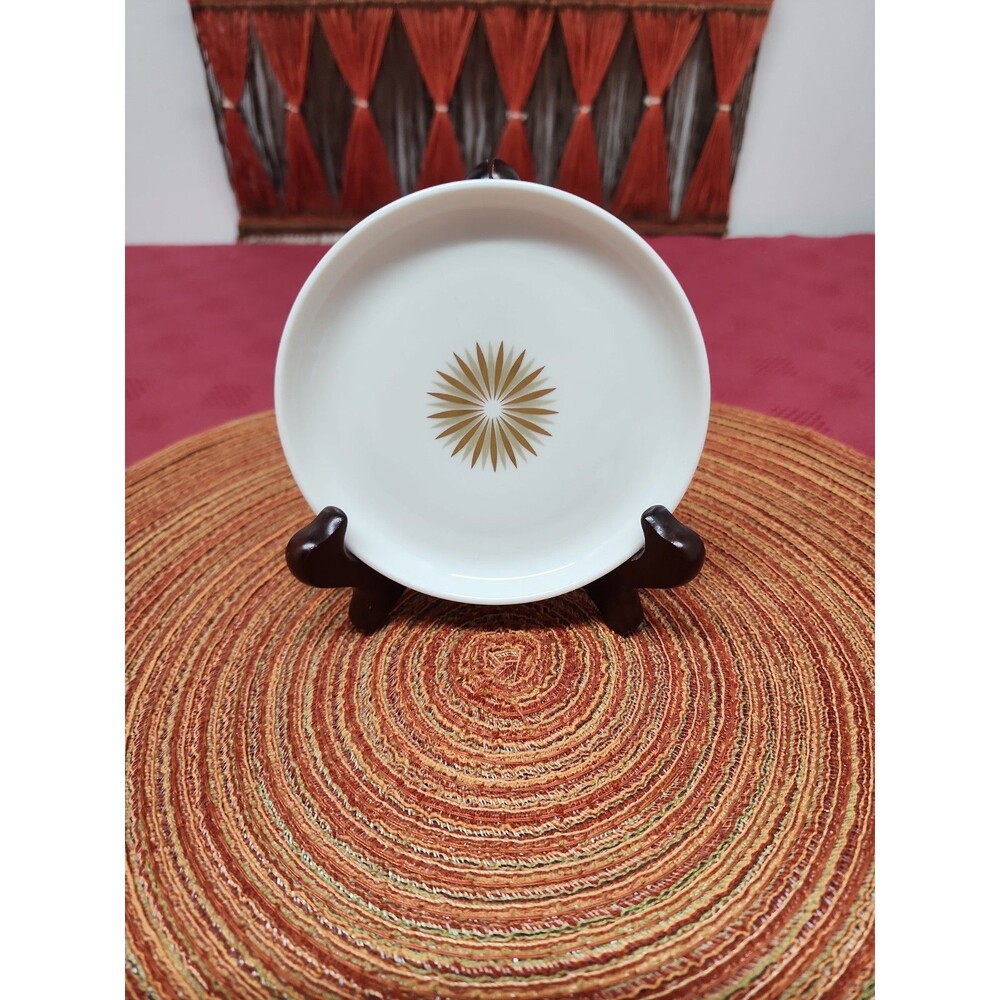MCM Rosenthal Continental "Star Of Dawn"4.5" Coasters Set Of 2 Atomic 1960's EUC